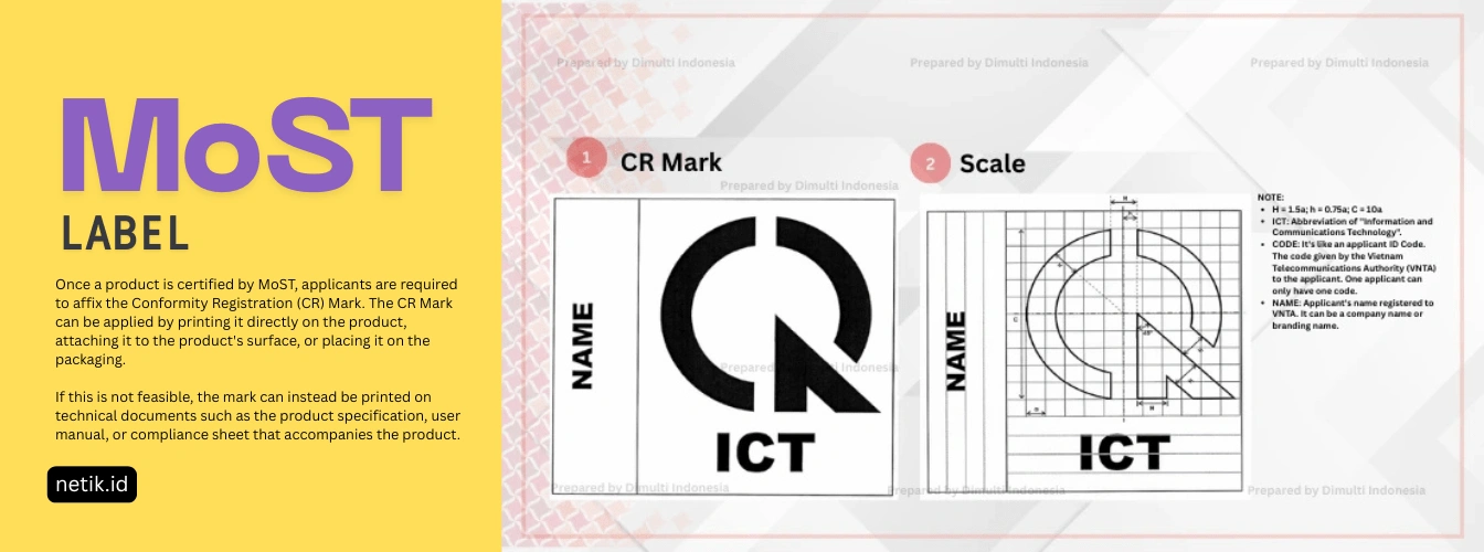 Vietnam MoST Certification Label